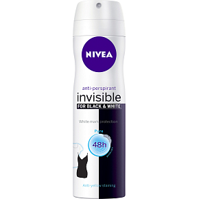 Nivea Black & White Invisible Pure Antitranspirant 150 ml