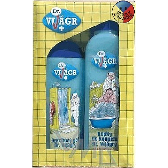Böhmen Geschenke Dr. ViJágry Duschgel 300 ml + Badeschaum 500 ml, Kosmetikset