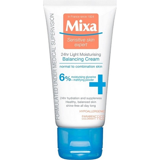Mixa Feuchtigkeitsspendende Ausgleichscreme Leichte Feuchtigkeitsspendende Ausgleichscreme 6% 50 ml