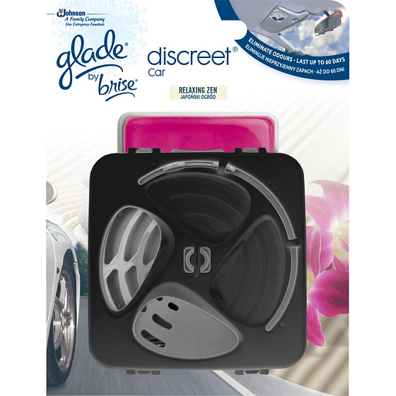 Glade Relaxing Zen Discreet Auto Auto Lufterfrischer 12 g