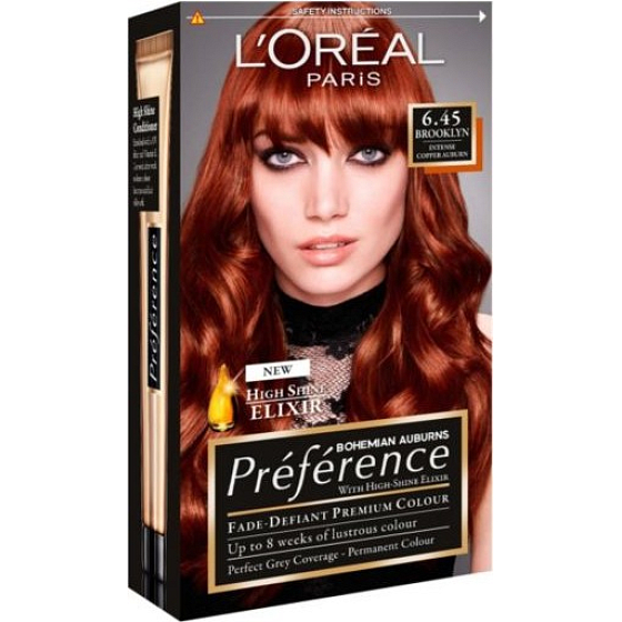 Loreal Paris Préférence Récital Haarfarbe 6,45 Brooklyn Intensives Kupferbraun