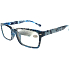 Berkeley Reading Prescription Glasses +1.0 dunkelblau geblüht 1 Stück MC2096