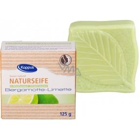 Kappus Natural Bergamot & Lime zertifizierte natürliche Toilettenseife 125 g