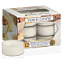 Yankee Candle Spice White Cocoa - Teelicht mit würzigem weißen Kakao-Duft 12 x 9,8 g