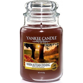 Yankee Candle Warm Autumn Evening - Warmer Herbstabend Duftkerze Classic Large Glas 623 g