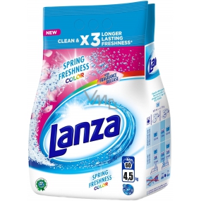 Lanza Spring Freshness Farbwaschpulver für farbige Wäsche 60 Dosen à 4,5 kg