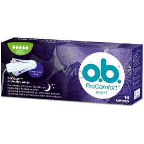 o.b. ProComfort Night Super + Comfort Tampons 16 Stück
