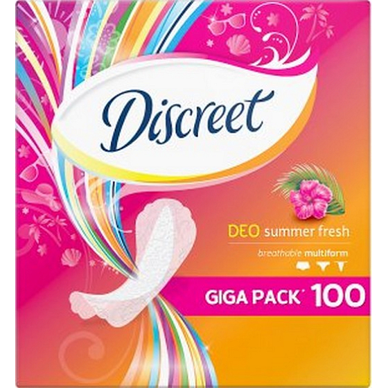 Dezente Deo Summer Fresh Multiform Slipeinlagen für den täglichen Gebrauch 100 Stück