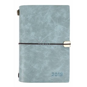 Albi Diary 2019 Weekly Luxury Blue 10 x 17,8 x 1,1 cm