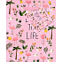 Nekupto Geschenk Papiertüte 14 x 11 x 6,5 cm Love The Life 1734 30 KFS