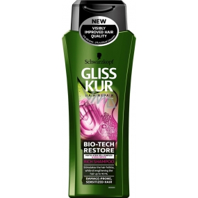 Gliss Kur Bio-Tech Restore Shampoo für brüchiges Haar benötigt 250 ml
