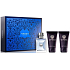 Versace pour Homme Eau de Toilette für Männer 50 ml + After Shave Balm 50 ml + Haar- und Körpershampoo 50 ml, Geschenkset