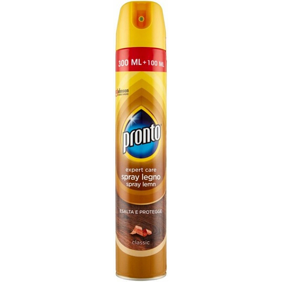 Pronto Wood Classic Aerosol gegen Staub, Holzpolitur 400 ml