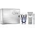 Paco Rabanne Invictus Eau de Toilette für Männer 100 ml + Eau de Toilette 10 ml + 2in1 Shampoo für Haar und Körper 100 ml, Geschenkset