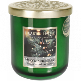 Herz & Zuhause Der Duft des Weihnachtsbaums Sojaduftmedium brennt bis zu 30 Stunden 115 g