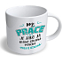 Nekupto Lustige Tasse Meine Arbeit ist wie ich... 300 ml