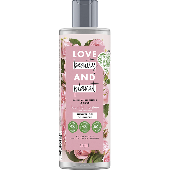 Love Beauty & Planet Murumur Butter und Rose Duschgel 400 ml