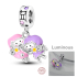 Sterling Silber 925 Luminous - Sternzeichen Zwillinge, Armband-Anhänger
