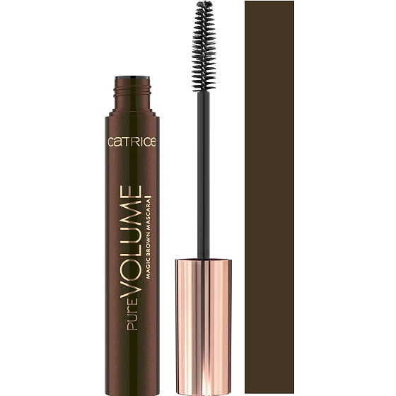 Catrice Pure Volume Magic Mascara für lange Wimpern und Volumen 010 Burgundy Brown 10 ml