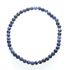 Sodalith-Armband elastisch Naturstein, Kugel 4 mm / 19 cm, Stein Kommunikation