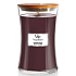 WoodWick Phantom Cherry - Phantom-Kirsche Duftkerze mit Holzdocht und Deckel Glas groß 609 g