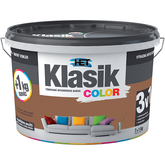 Het Klasik Color Malfarben, 0277 Braun, 7+1 kg