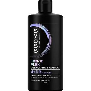 Syoss Intense Plex Shampoo für stark geschädigtes Haar, 440 ml