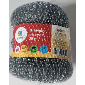 Tidy Home Edelstahl-Stahlwolle, 30 g 3 Stück