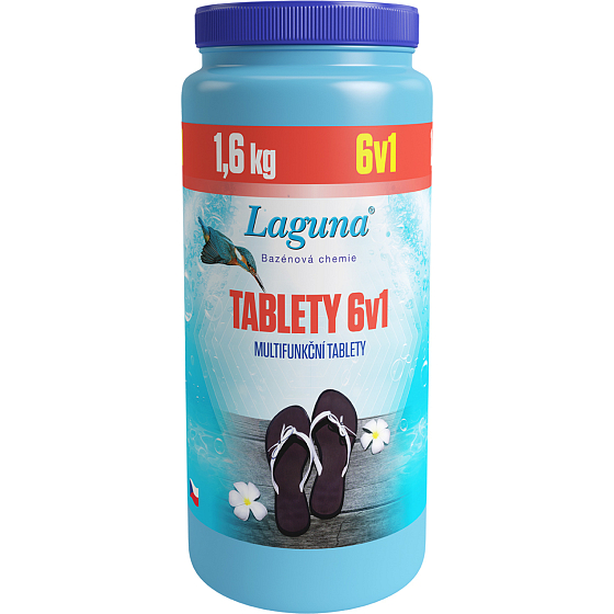 Laguna Tabletten 6v1 multifunktional für die ganzjährige Wasserpflege, 1,6 kg