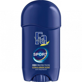 Fa Men Sport Citrus Green Scent 48h Antitranspirant Deodorant Stick für Männer 50 ml