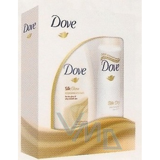 Dove Silk Deodorant Spray 150 ml + 250 ml Duschgel, Kosmetikset