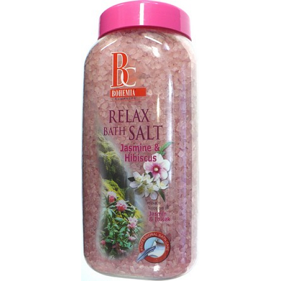 Böhmen Geschenke Jasmin & Hibiskus entspannendes Badesalz 900 g