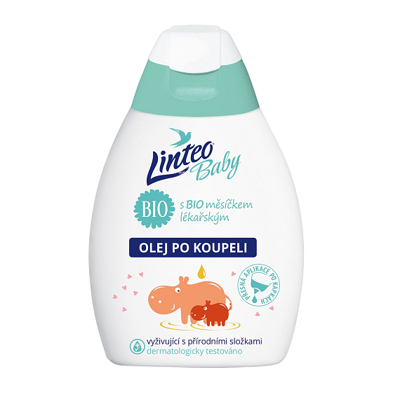 Linteo Baby Bio Ringelblumenöl nach dem Bad 250 ml