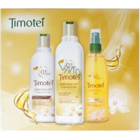 Timotei Precious Oils with Rare Oils Haarshampoo 250 ml + Conditioner 200 ml + Verschönerungsspray 150 ml, Kosmetikset 2015