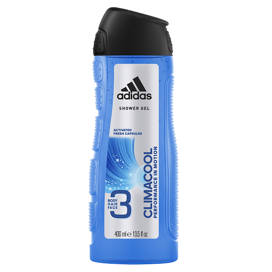 Adidas Climacool 3 in 1 Duschgel für Körper, Gesicht und Haare für Männer 400 ml