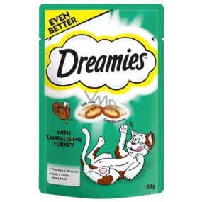 Dreamies Katze mit Truthahnzusatzfutter für Katzen 60 g