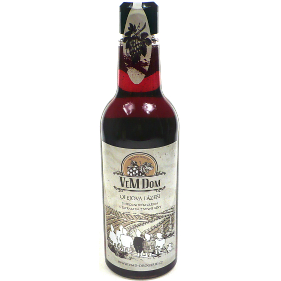 VeMDom Weinölbad mit Traubenöl und Traubenextrakt 500 ml