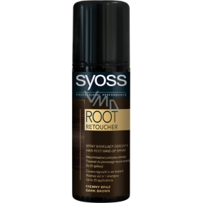 Syoss Root Retoucher Spray für Wucherungen Dunkelbraun 120 ml