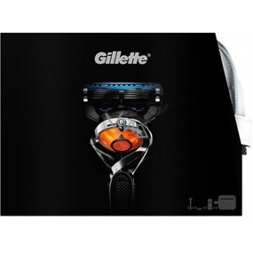 Gillette Fusion ProGlide Rasierer + Feuchtigkeitsspendendes Rasiergel 200 ml + Etui, Kosmetikset für Männer