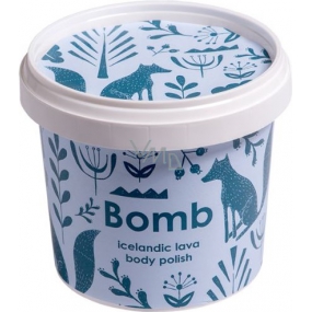 Bomb Cosmetics Ice Lava - Isländische Lava Natürliches Butterkörper-Peeling 365 ml