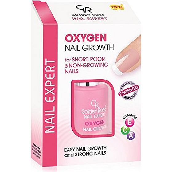 Golden Rose Oxygen Nagelwachstum Zur Beschleunigung des Wachstums und zur Reduzierung des pflegenden Nagellacks 11 ml