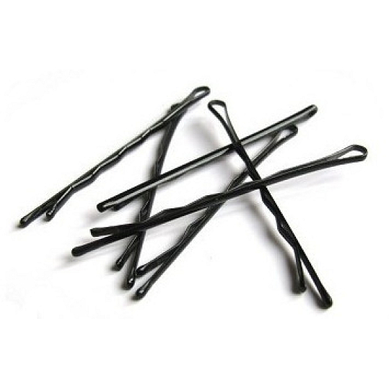 Haarspange schwarz 4 cm 10 Stück