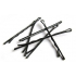 Haarspange schwarz 4 cm 10 Stück