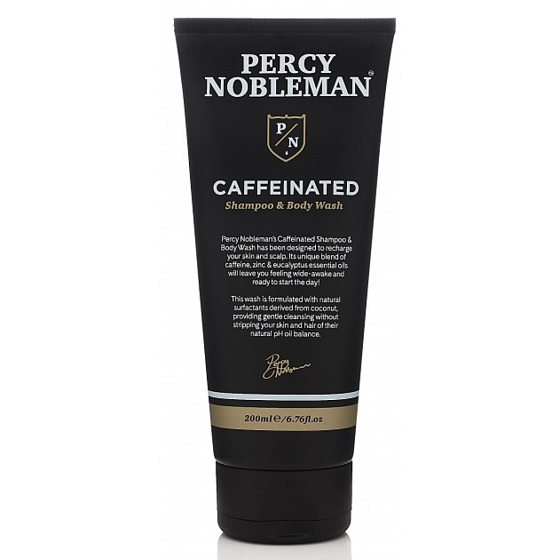 Percy Nobleman 2-in-1 Koffein Shampoo und Duschgel für Männer 200 ml