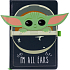 Degen Merch Star Wars - Mandalorian Block A5 14,8 x 21 cm Premium dunkelblau