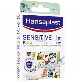 Hansaplast Sensitive Kids Pets Pflaster mit Kindermotiv 1 m x 6 cm