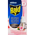 Raid Rose und Sandelholz elektrischer Verdampfer flüssiges Mückenschutzmittel nachfüllen 45 Nächte 27 ml