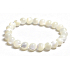 Perlenarmband elastisch Naturstein, Perle 8 mm / 16 - 17 cm, Symbol der Weiblichkeit
