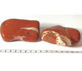 Jaspis rot Getrommelter Naturstein 220 - 280 g, 1 Stück, Vollpflegestein