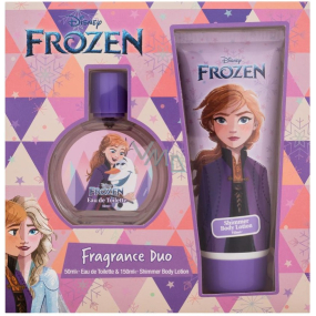 Disney Frozen Anna Eau de Toilette 50 ml + Shimmering Body Lotion 150 ml, Geschenkset für Kinder